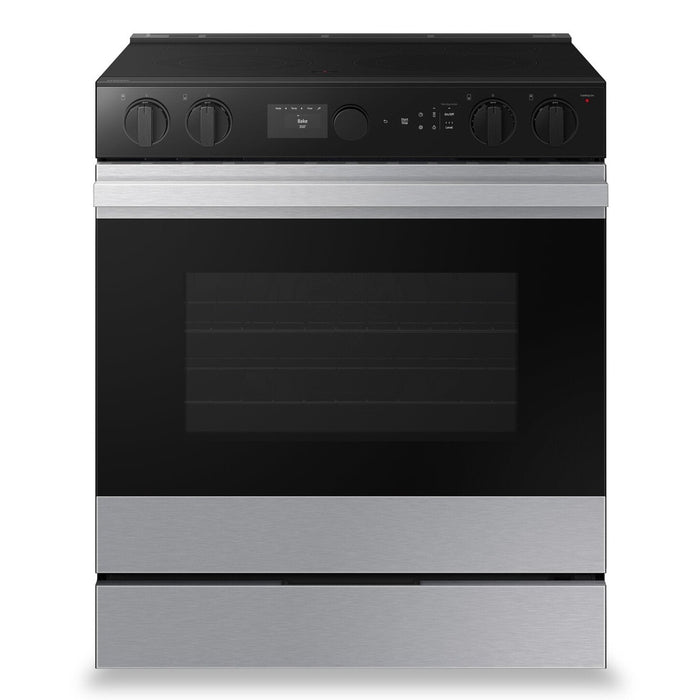 Samsung 6.3 Cu. Ft. Smart Electric Slide In Range with Air Fry and Air Sous Vide - Stainless Steel - NSE6DG8500SRAC