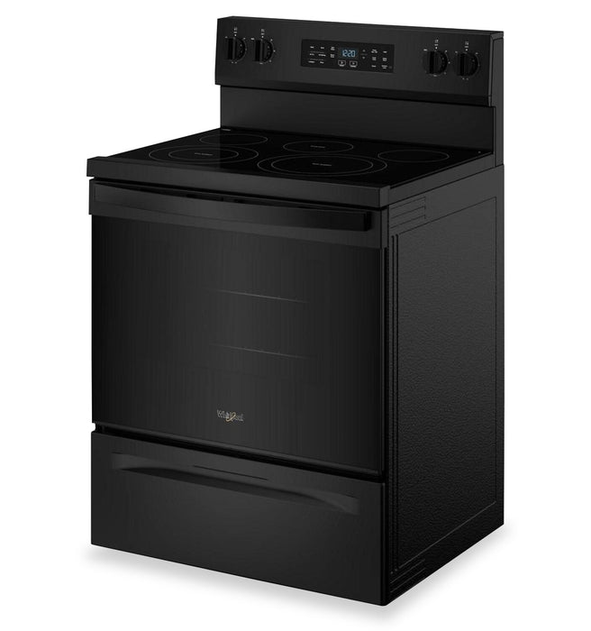 Whirlpool 5.3 Cu. Ft. Electric Range with Air Cooking – Black - YWFES5730SB