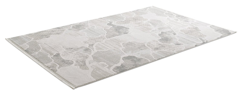 Cove Waves Grey Area Rug - 6'7\" x 9'6\"