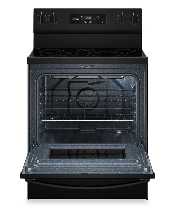Whirlpool 5.3 Cu. Ft. Electric Range with Air Cooking – Black - YWFES5730SB