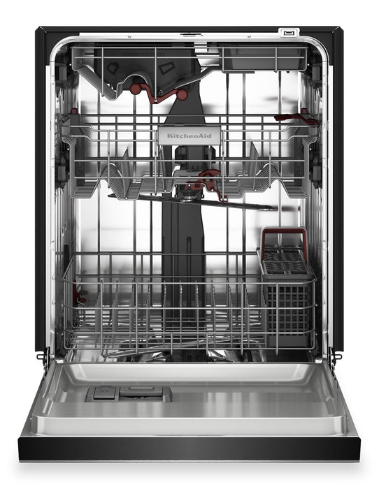 KitchenAid 24\" 44 dBA Dishwasher with 360° Max Jets™ Third Rack – PrintShield Stainless - KDFS424SPS