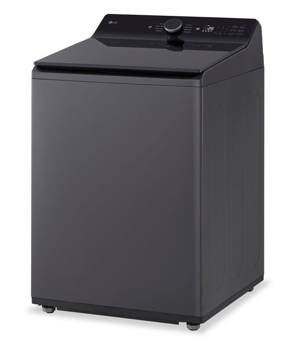 LG 6.1 Cu. Ft. Smart Top-Load High-Efficiency Washer - Black Steel - WT8405CB
