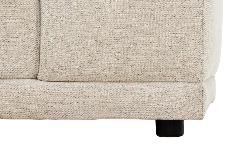 Kort & Co. Oaklyn Modular 4-Piece Fabric Sectional with Tufted Seat Cushions - Beige