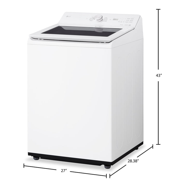 LG 5.8 Cu. Ft. Smart Top-Load Washer with EasyUnload™ and AI Sensing - Alpine White - WT8200CW