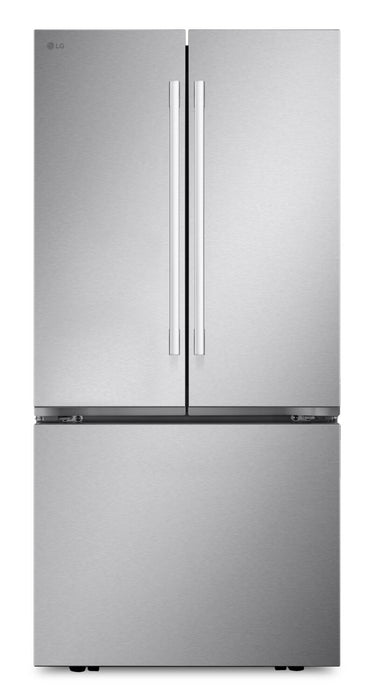 LG 33\" 25 Cu. Ft. French-Door Standard-Depth Refrigerator - Stainless Steel - LF25H6200S
