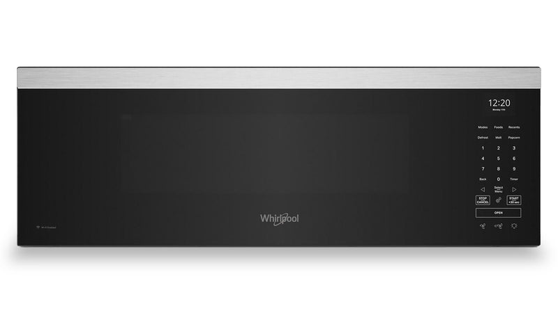 Whirlpool 1.1 Cu. Ft. Smart Low-Profile Over-the-Range Microwave - Stainless Steel - YWMML5530RZ