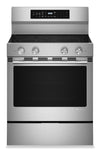 KitchenAid 30\" 5.3 Cu. Ft. Electric Range - Fingerprint Resistant Stainless Steel - YKFES530SPS