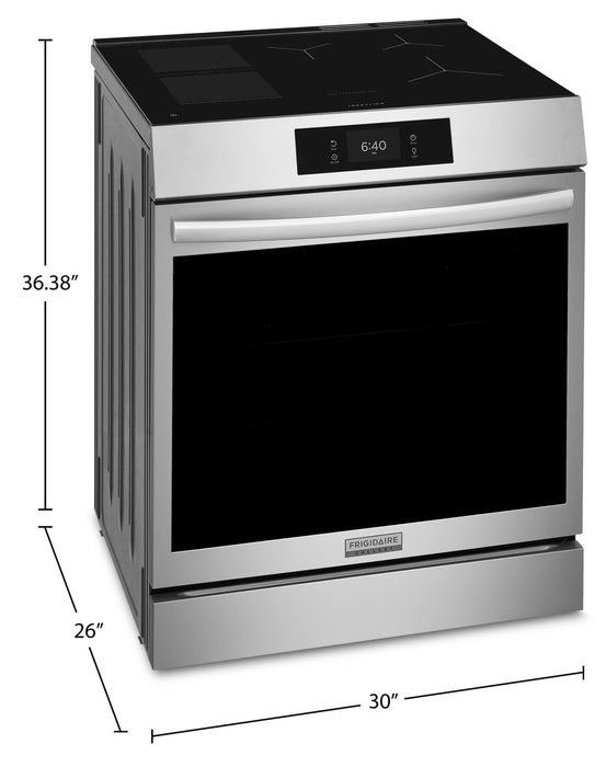 Frigidaire Gallery 6.2 Cu. Ft. Induction Range with Stone-Baked Pizza - Smudge-Proof® Stainless Steel - GCFI307CBF
