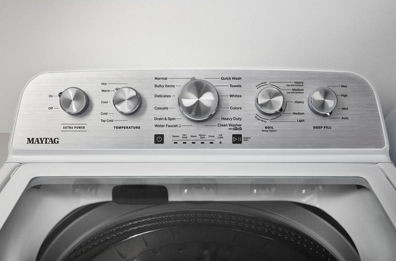 Maytag 5.4 Cu. Ft. Top-Load Washer with Extra Power - White - MVW5435PW
