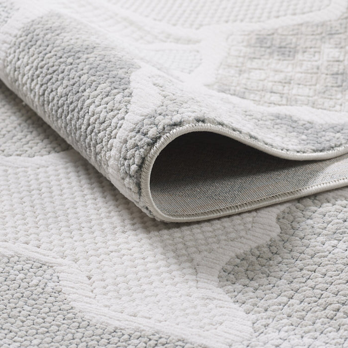 Cove Waves Grey Area Rug - 5'3\" x 7'7\"