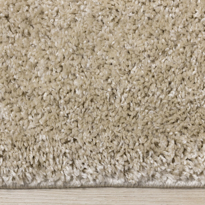Pascal Beige Shag Area Rug - 7'10\" x 10'6\"