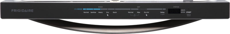 Frigidaire 24\" 49 dBA Top-Control Dishwasher with Third Rack - Stainless Steel - FDSH4502BF