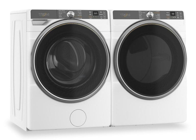 Whirlpool 5.8 Cu. Ft. Front-Load Washer with FreshFlow™ Vent System and 7.4 Cu. Ft. Electric Dryer