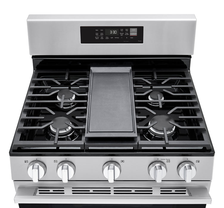 LG 6.3 Cu. Ft. Smart Gas Range with Air Fry - LRGN6323Y