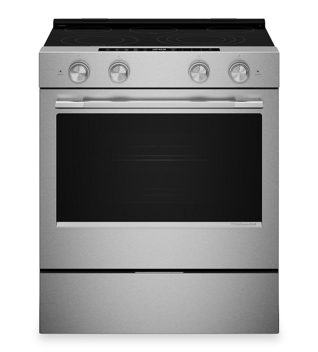 KitchenAid 30\" 5.3 Cu. Ft. Electric Range – Fingerprint Resistant Stainless Steel - YKSES530SPS