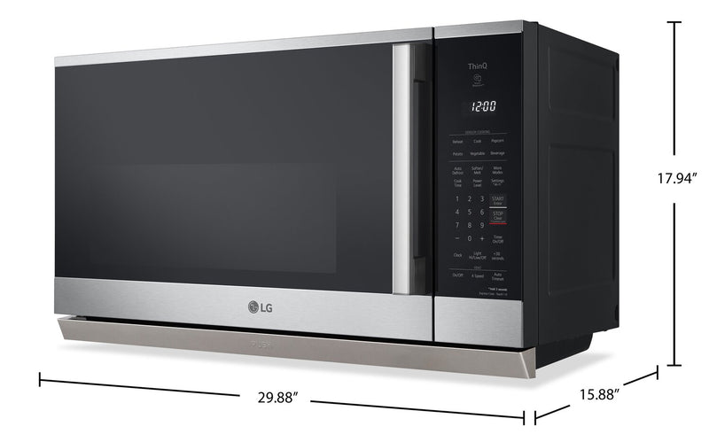 LG 2.1 Cu. Ft. Smart Over-the-Range Microwave with EasyClean® - MVEL2125X