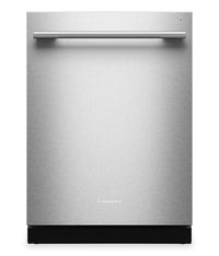 KitchenAid 24” 47 dBA Built-In Top Control Dishwasher - PrintShield™ Stainless Steel - KDTS224SPS