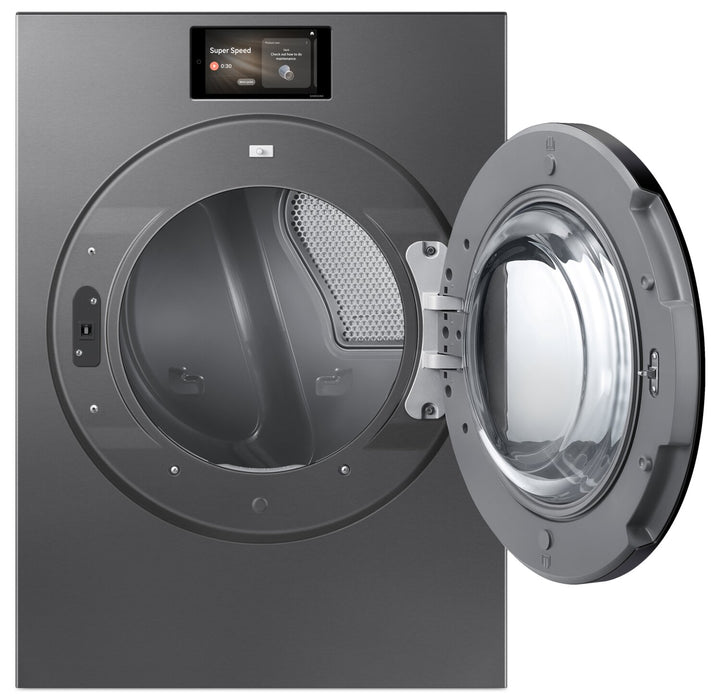 Samsung Bespoke 7.6 Cu. Ft. Electric Dryer with AI Opti Dry - Dark Steel - DV90F53AESAC