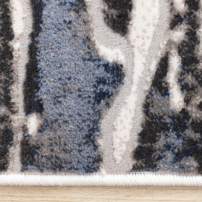 Linnie Blue Grey Area Rug - 7'10\" x 10'6\"