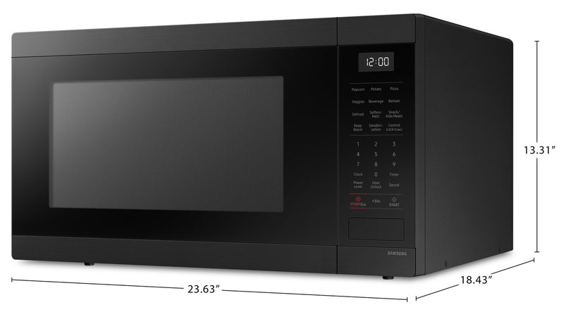 Samsung 1.9 Cu. Ft. Countertop Microwave with Sensor Cooking - MS19DG8500MTAC