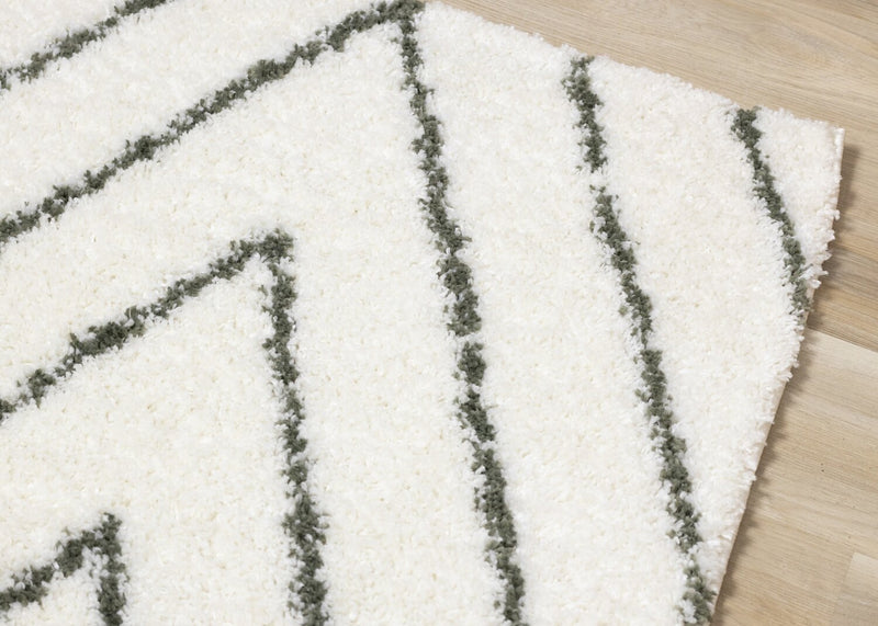 Pascal Multi-Colour Shag Area Rug - 7'10\" x 10'6\"