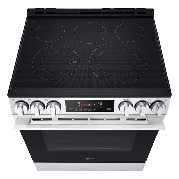 LG 6.3 Cu. Ft Smart Electric Range with EasyClean® - Smudge Resistant Stainless Steel - LSEL6333XE