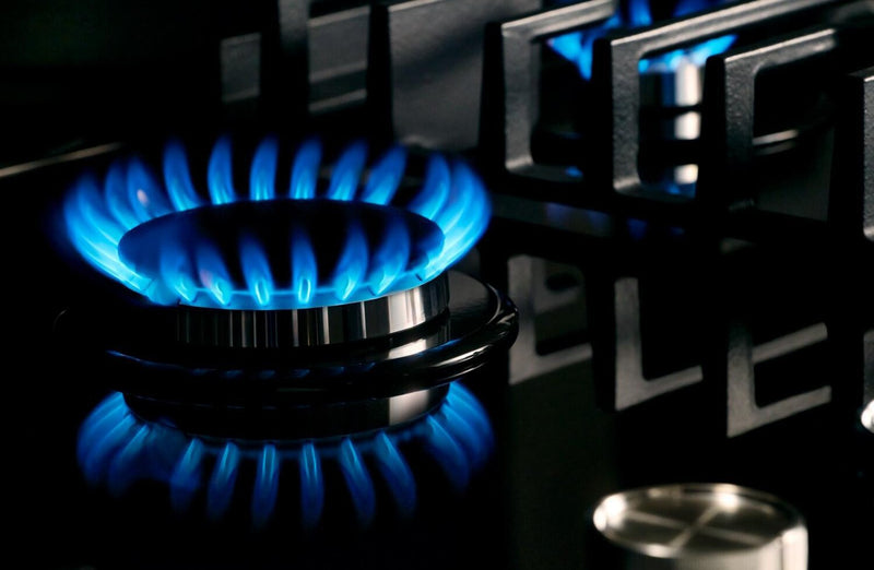 KitchenAid 30\" Gas-on-Glass Cooktop - KCGG530PBL