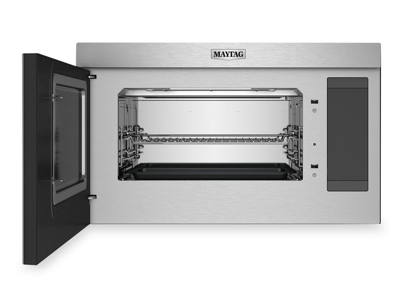 Maytag 1.1 Cu. Ft. Flush Mount Over-the-Range Microwave-Toaster Oven - Stainless Steel - YMMMF8030PZ