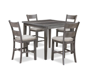 Krew 5pc Counter-Height Dining Set with Table & 4 Chairs,  42