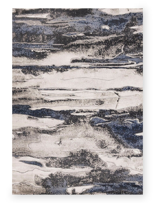 Linnie Blue Grey Area Rug - 7'10\" x 10'6\"