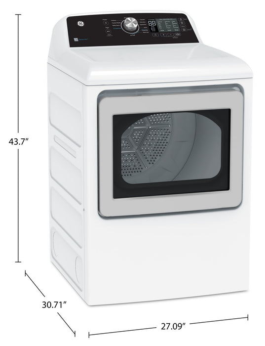 GE 7.4 Cu. Ft. Gas Dryer with SaniFresh Cycle - White - GTD68GBMRWS