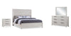Haven 6pc Bedroom Set with Panel Bed, Dresser, Mirror & Nightstand, White - King Size