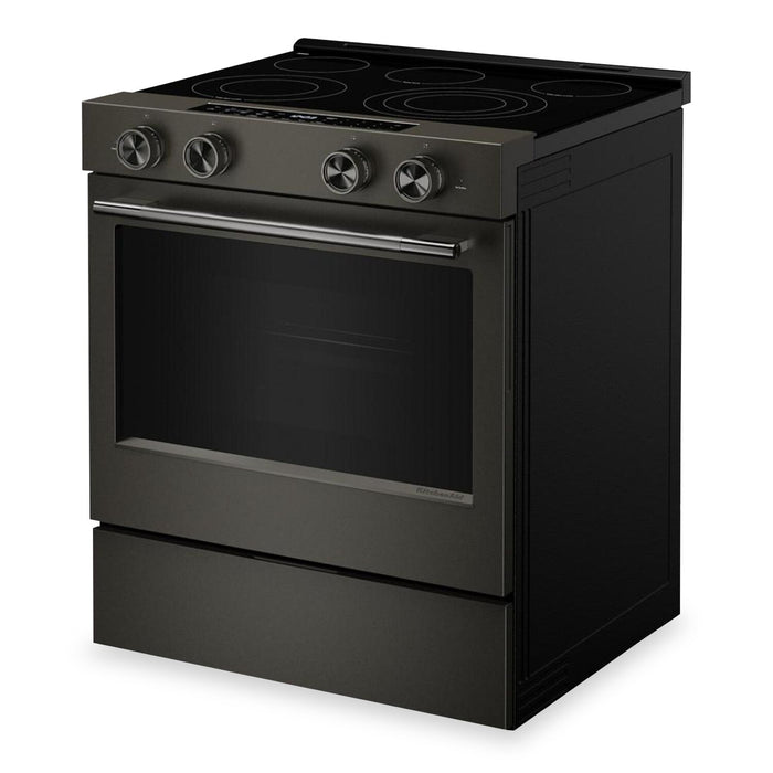 KitchenAid 30\" 5.3 Cu. Ft. Electric Range – Black Ore - YKSES530SBE