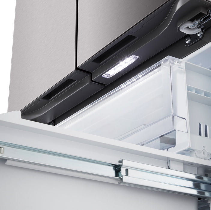 LG 25 Cu. Ft. Smart French-Door Refrigerator with Ice Maker - Black Stainless Steel - LF25S6200D