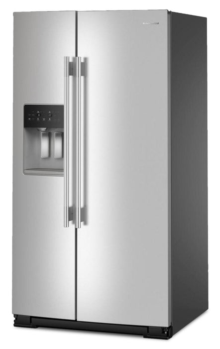 KitchenAid 36\" 29 Cu. Ft. Side-by-Side Refrigerator - Fingerprint Resistant Stainless Steel - KRSF536RPS