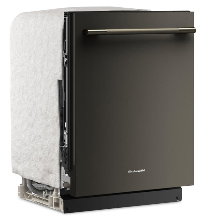 KitchenAid 24\" 41 dBA Dishwasher with Third Level Jet Rack – Black Ore - KDTS324SBE