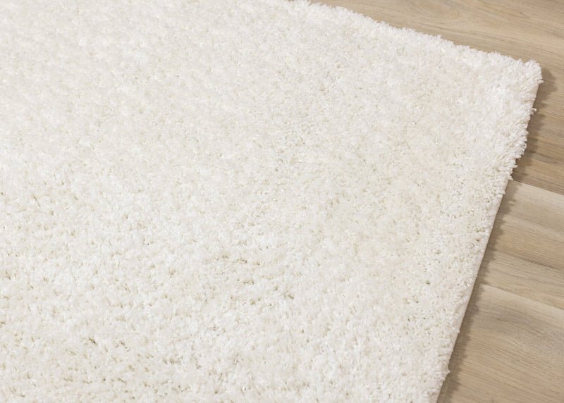 Pascal Cream Shag Area Rug - 5'3\" x 7'7\"