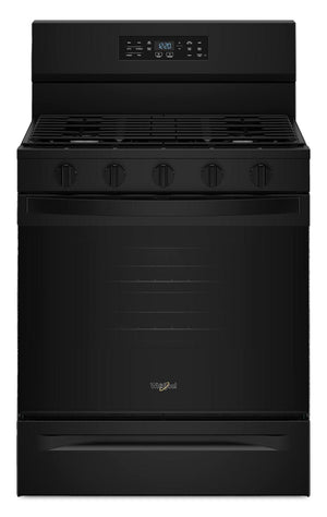 Whirlpool 5.0 Cu. Ft. Gas Range with Air Cooking – Black - WFGS5730SB