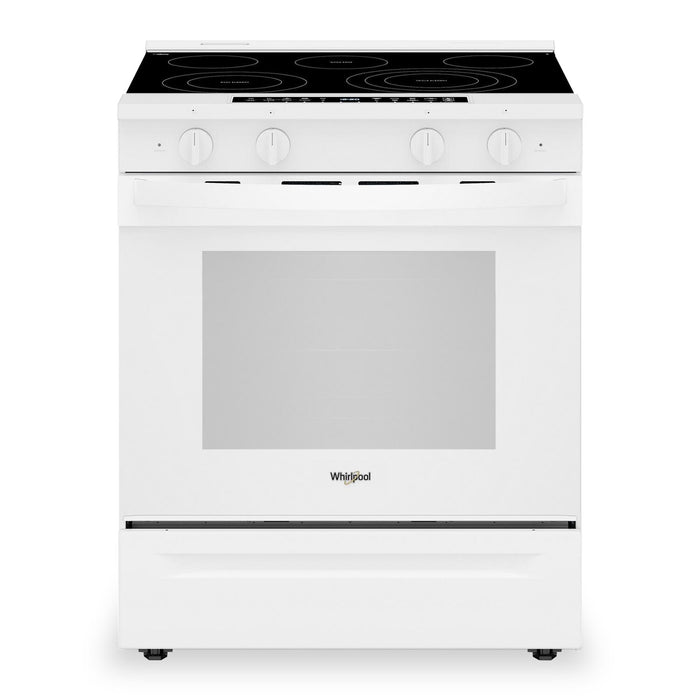 Whirlpool 5.3 Cu. Ft. Electric Range with Air Fry and WipeClean™ Coating - White - YWSES7530RW