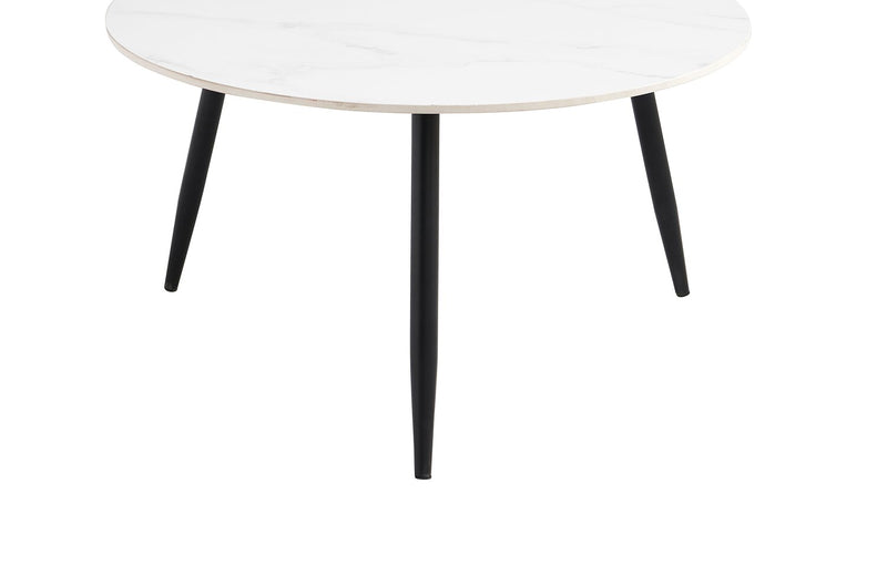 Delancey 31.5\" Modern 3-Pack Coffee + 2 End Tables - White