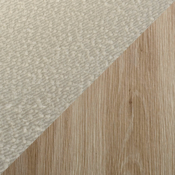 Joss 7pc Dining Set with Table & 6 Chairs - 63-86.5\"W Butterfly Extension, Metal  - Natural/White