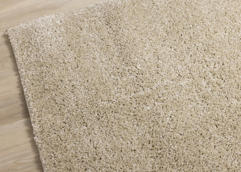 Pascal Beige Shag Area Rug - 5'3\" x 7'7\"