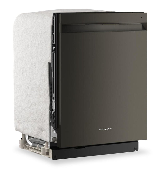 KitchenAid 24\" 44 dBA Dishwasher with 360° Max Jets™ Third Rack – Black Ore - KDPS624SBE