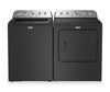 Maytag 5.4 Cu Ft. Top Load Washer with Pet Pro and 7.0 Cu Ft. Gas Dryer – Volcano Black