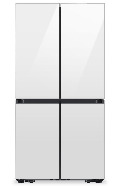 Samsung 36" 22.8 Cu. Ft. Bespoke Counter-Depth 4-Door Flex™ with Beverage Center Refrigerator - Whit… | Réfrigérateur BESPOKE Samsung de 22,8 pi³ et de 36 po de profondeur comptoir à 4 portes FlexMC avec …