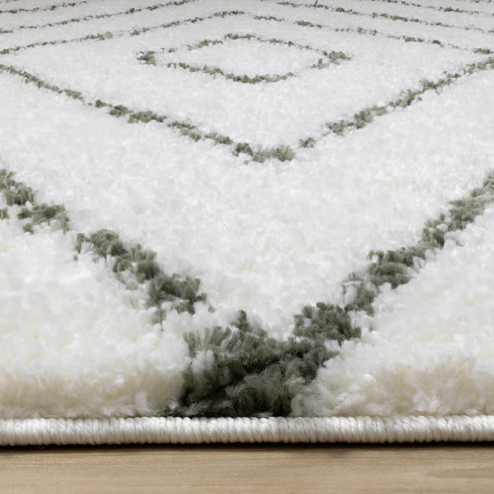 Pascal Multi-Colour Shag Area Rug - 5'3\" x 7'7\"