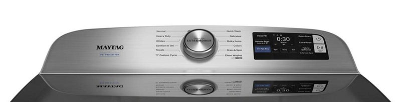 Maytag 6.0 Cu. Ft. Pet Pro Smart Top-Load Washer - Radiant Silver - MTW7205RR