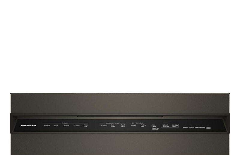 KitchenAid 24\" 41 dBA Dishwasher with Third Level Jet Rack – Black Ore - KDFS324SBE