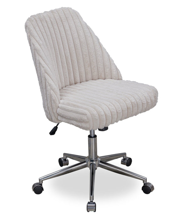 Sealy® Mink 26\" Adjustable Office Chair - Cream