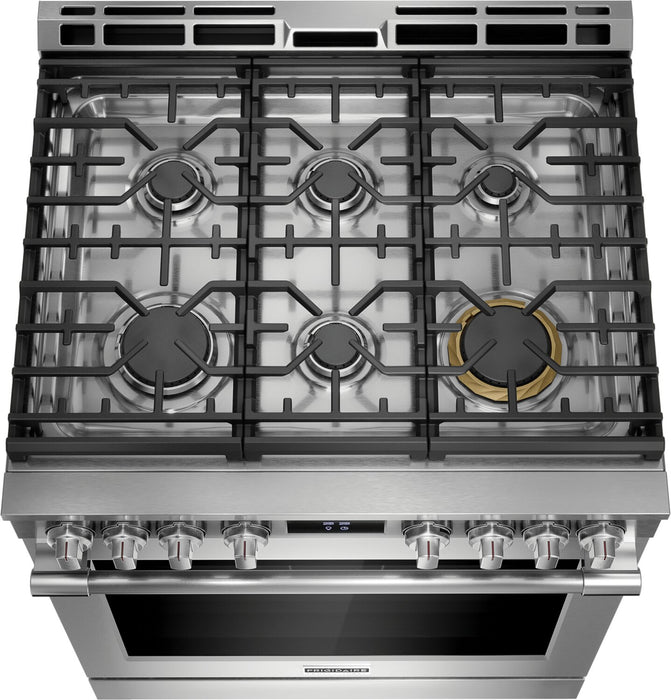 Frigidaire Professional 6 Cu. Ft. Gas Range With Total Convection and Air Fry - Smudge-Proof® Stainless Steel - PCFG3080AF
